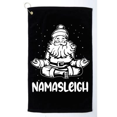 Namasleigh Santa Claus Namaste Yoga Cool Gift Golf Towel