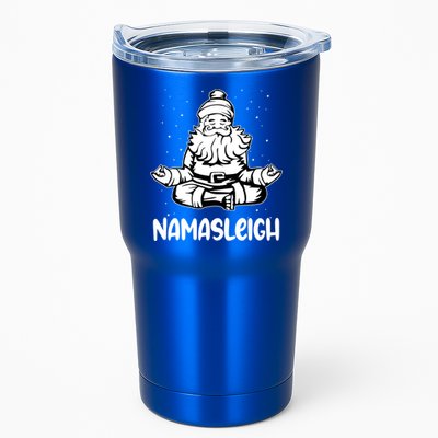 Namasleigh Santa Claus Namaste Yoga Cool Gift Tumbler