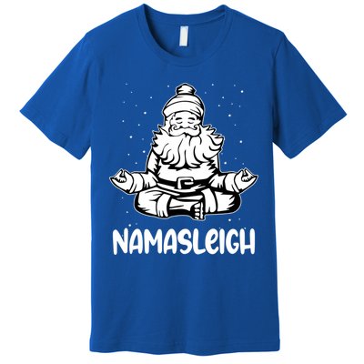 Namasleigh Santa Claus Namaste Yoga Cool Gift Premium T-Shirt