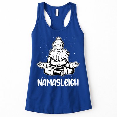 Namasleigh Santa Claus Namaste Yoga Cool Gift Womens Tank Top
