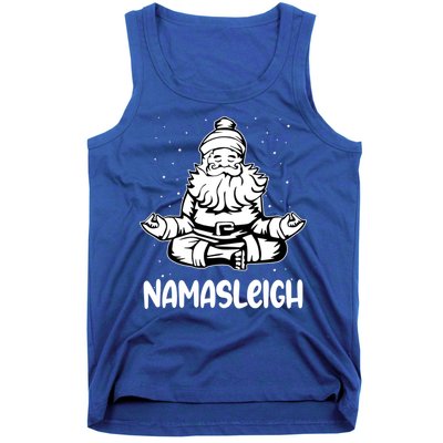 Namasleigh Santa Claus Namaste Yoga Cool Gift Tank Top