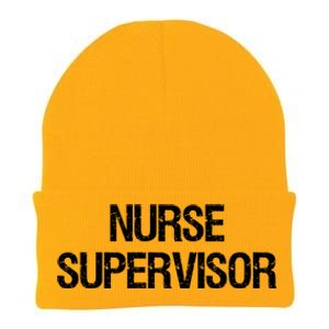 Nurse Supervisor Cool Gift Knit Cap Winter Beanie