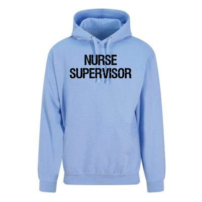 Nurse Supervisor Cool Gift Unisex Surf Hoodie