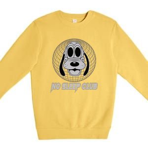 No Sleep Club ☺ Rave Wear Funny Festival Outfit Ravers Premium Crewneck Sweatshirt