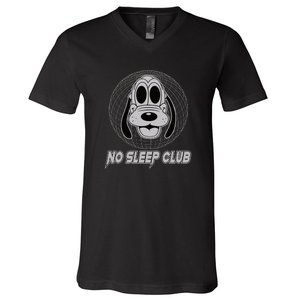 No Sleep Club ☺ Rave Wear Funny Festival Outfit Ravers V-Neck T-Shirt