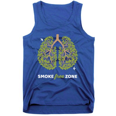 No Smoking Cute Gift Smoke Free Zone For World No Tobacco Day Gift Tank Top