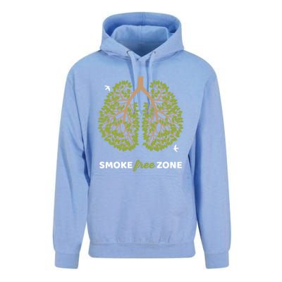 No Smoking Cute Gift Smoke Free Zone For World No Tobacco Day Gift Unisex Surf Hoodie