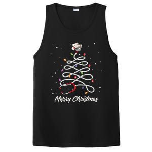 Nurse Stethoscope Christmas Tree Ornat Lights Funny Gift PosiCharge Competitor Tank