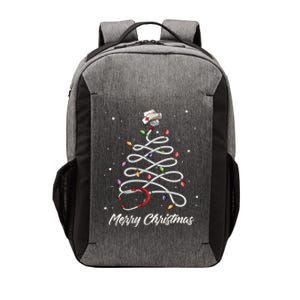 Nurse Stethoscope Christmas Tree Ornat Lights Funny Gift Vector Backpack