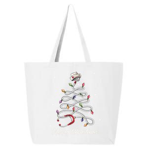 Nurse Stethoscope Christmas Tree Ornat Lights Funny Gift 25L Jumbo Tote