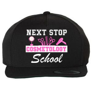 Next Stop Cosmetology School Graduation Cosmetology Student Wool Snapback Cap