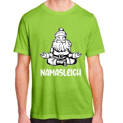 Namasleigh Santa Claus Namaste Yoga Gift Adult ChromaSoft Performance T-Shirt