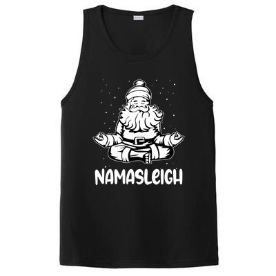 Namasleigh Santa Claus Namaste Yoga Gift PosiCharge Competitor Tank