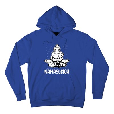 Namasleigh Santa Claus Namaste Yoga Gift Hoodie