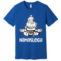 Namasleigh Santa Claus Namaste Yoga Gift Premium T-Shirt