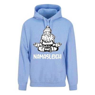 Namasleigh Santa Claus Namaste Yoga Gift Unisex Surf Hoodie