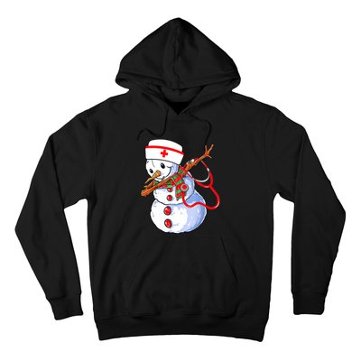 Nurse Snowman Christmas Themed Gift Future Nurses Hoodie