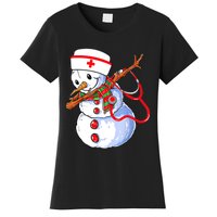 Nurse Snowman Christmas Themed Gift Future Nurses Women's T-Shirt