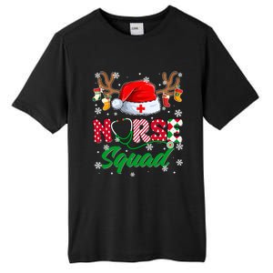 Nurse Squad Christmas Xmas Reindeer Santa Rn Cna Icu Scurb Cute Gift Tall Fusion ChromaSoft Performance T-Shirt