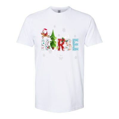 Nurse Stethoscope Christmas Tree Ornats Decor Gift Cute Gift Softstyle® CVC T-Shirt