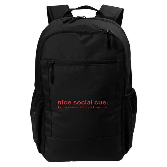 Nice Social Cue I Sure As Shit Didn’T Pick Up On It Daily Commute Backpack