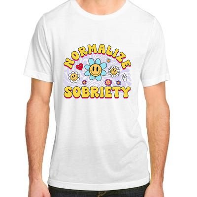 Normalize Sobriety Clean Sober Recovery Gift 12 Steps Addict Adult ChromaSoft Performance T-Shirt