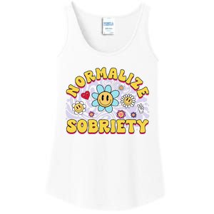 Normalize Sobriety Clean Sober Recovery Gift 12 Steps Addict Ladies Essential Tank