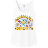 Normalize Sobriety Clean Sober Recovery Gift 12 Steps Addict Ladies Essential Tank