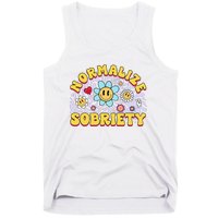 Normalize Sobriety Clean Sober Recovery Gift 12 Steps Addict Tank Top