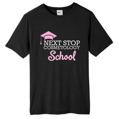 Next Stop Cosmetology School Future Cosmetologist Tall Fusion ChromaSoft Performance T-Shirt