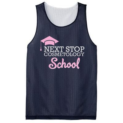 Next Stop Cosmetology School Future Cosmetologist Mesh Reversible Basketball Jersey Tank