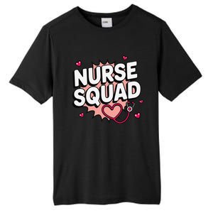 Nurse Squad Cute Stethoscope Heart Medical Team Matching Tall Fusion ChromaSoft Performance T-Shirt