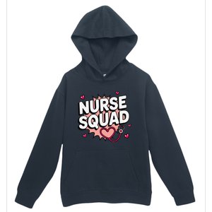 Nurse Squad Cute Stethoscope Heart Medical Team Matching Urban Pullover Hoodie