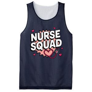 Nurse Squad Cute Stethoscope Heart Medical Team Matching Mesh Reversible Basketball Jersey Tank