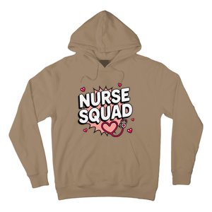 Nurse Squad Cute Stethoscope Heart Medical Team Matching Hoodie