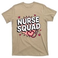 Nurse Squad Cute Stethoscope Heart Medical Team Matching T-Shirt