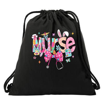 Nurse Stethoscope Cute Coquette Bow Stethoscope Nursing Drawstring Bag