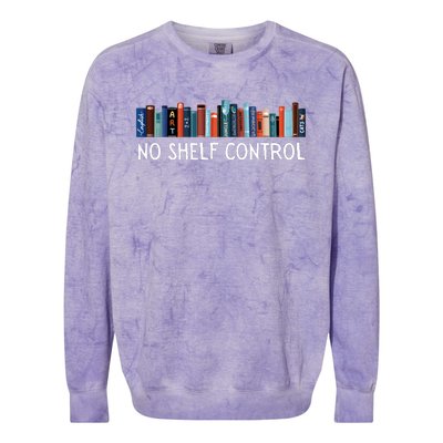 No Shelf Control Books Colorblast Crewneck Sweatshirt