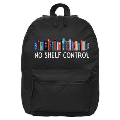 No Shelf Control Books 16 in Basic Backpack