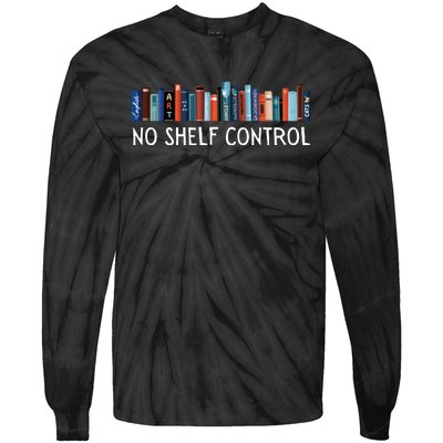 No Shelf Control Books Tie-Dye Long Sleeve Shirt