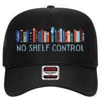 No Shelf Control Books High Crown Mesh Back Trucker Hat