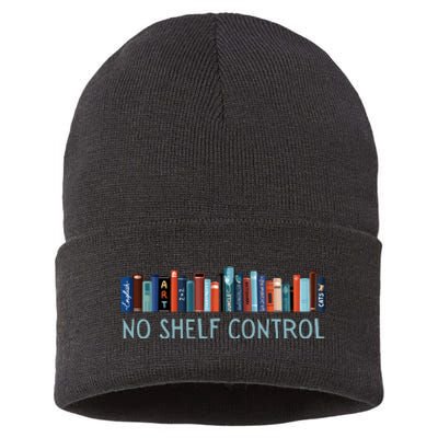 No Shelf Control Books Sustainable Knit Beanie