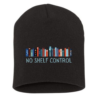 No Shelf Control Books Short Acrylic Beanie