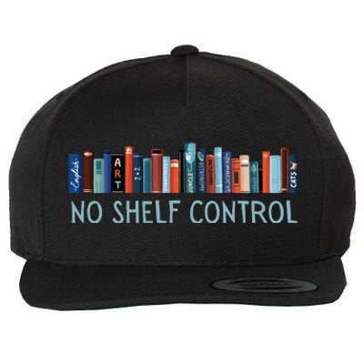 No Shelf Control Books Wool Snapback Cap