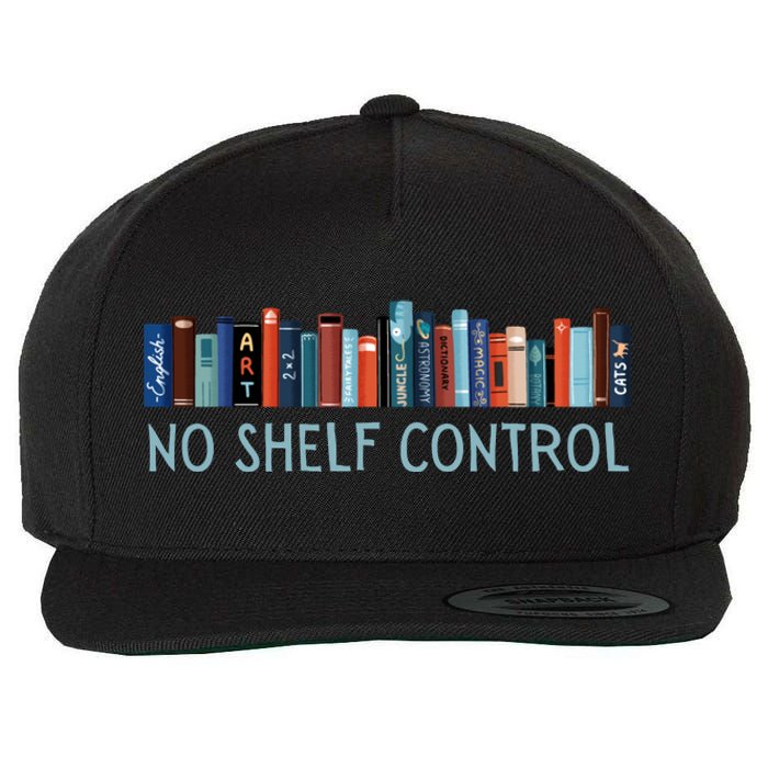 No Shelf Control Books Wool Snapback Cap