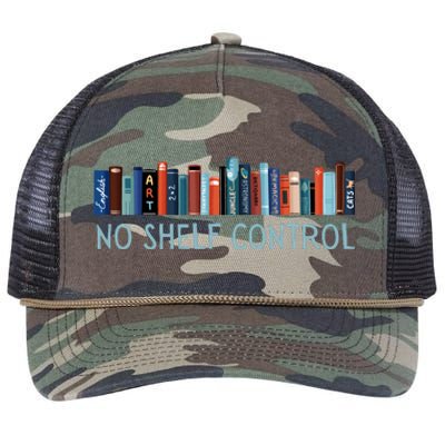 No Shelf Control Books Retro Rope Trucker Hat Cap