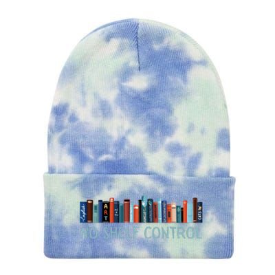 No Shelf Control Books Tie Dye 12in Knit Beanie