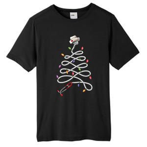 Nurse Stethoscope Christmas Tree Ornat Lights Funny Gift Tall Fusion ChromaSoft Performance T-Shirt