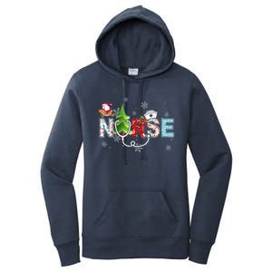 Nurse Stethoscope Christmas Tree Ornats Decor Gift Women's Pullover Hoodie