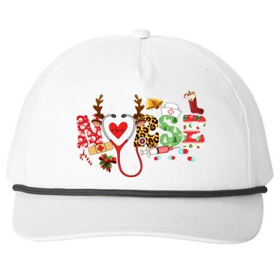 Nurse Stethoscope Christmas Tree Ornats Decor Holiday Gift Snapback Five-Panel Rope Hat